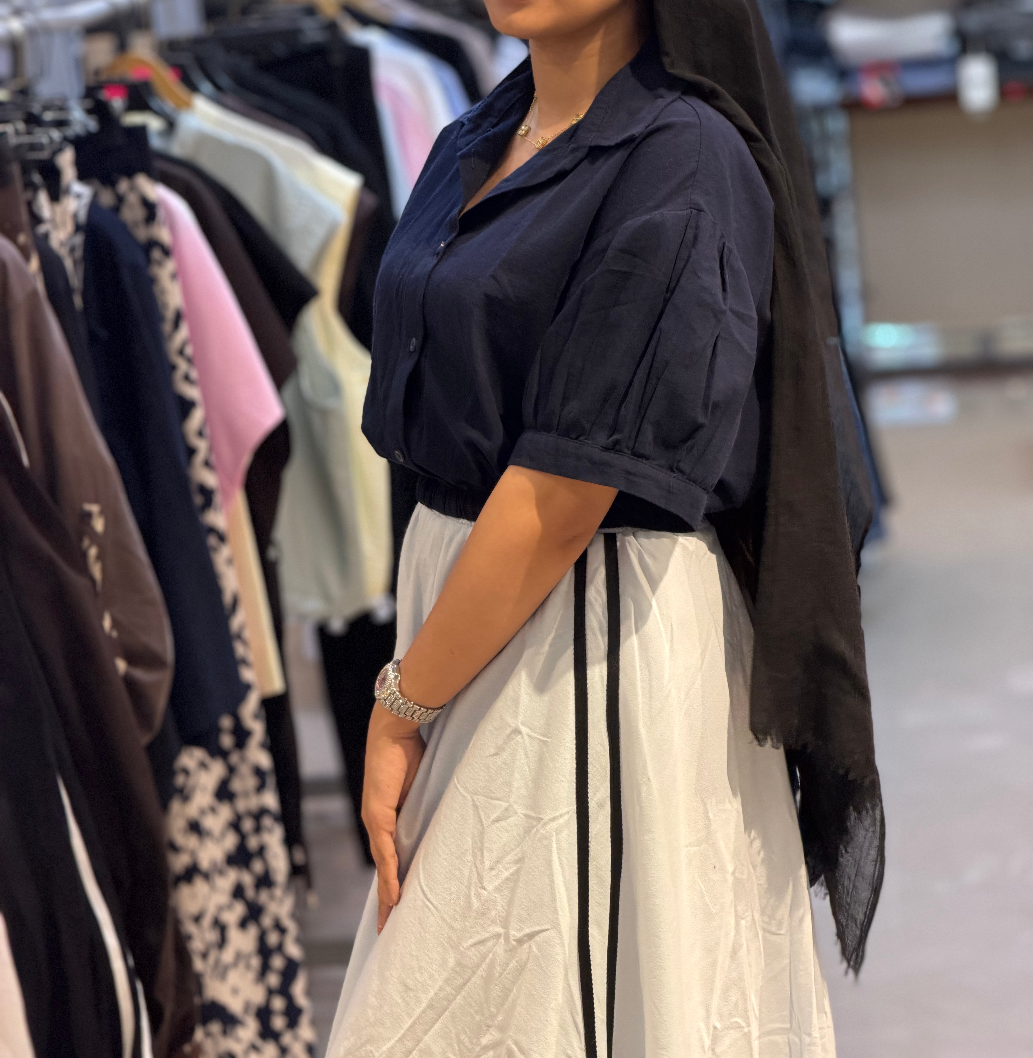 شومیز زنانه مدل لینن آنزیم خور کد ۳۰۳۰