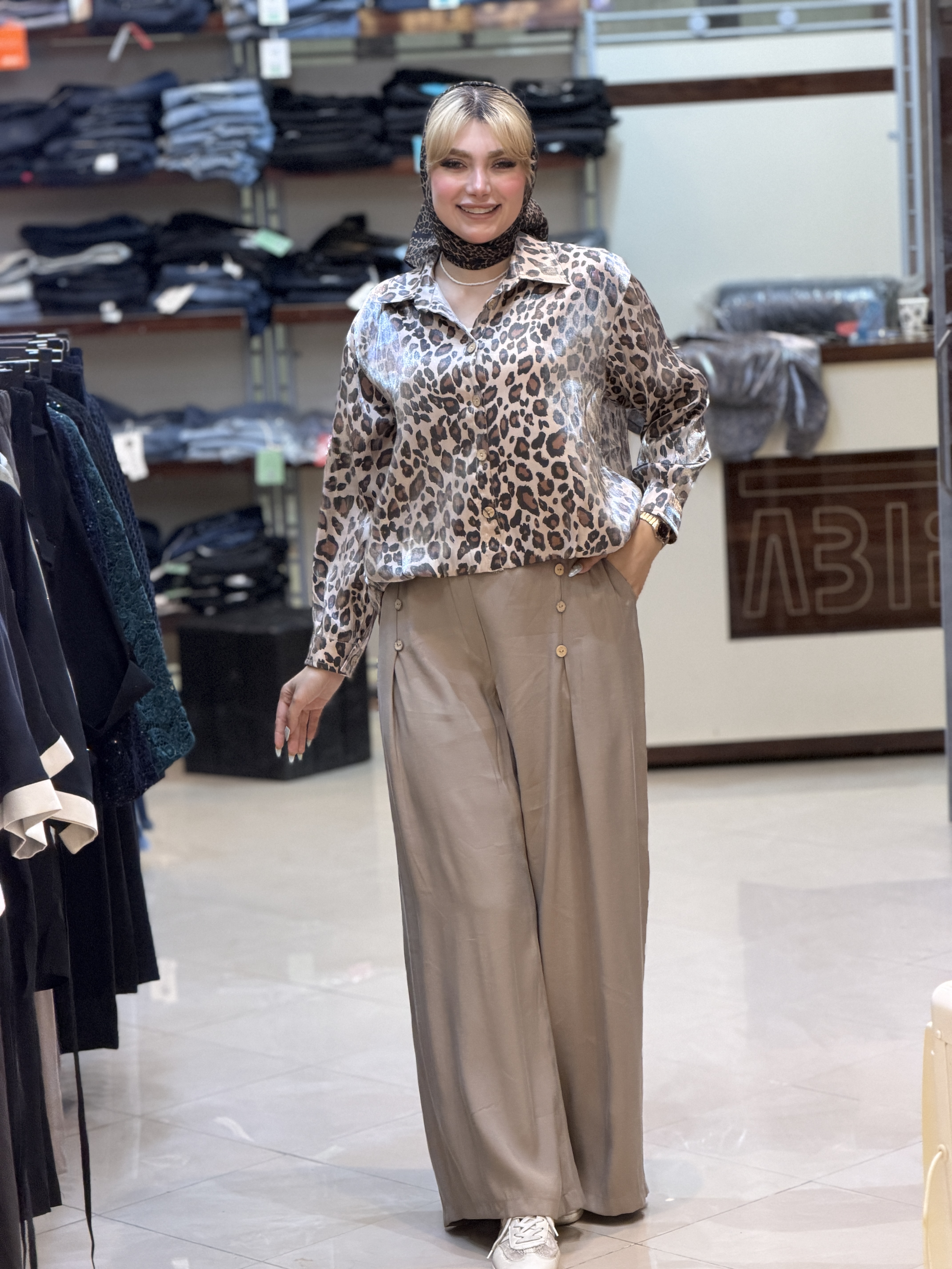 ست آیمیا پلنگی زنانه کد 8394